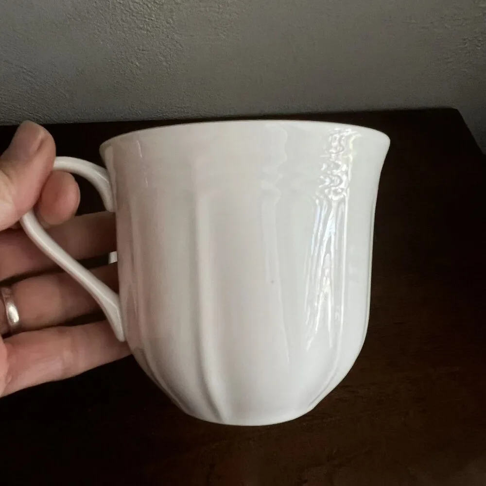 Mikasa Lot of 2 Cup Saucer Super Strong China ULTIMA + PLUS HK 400 Antique White